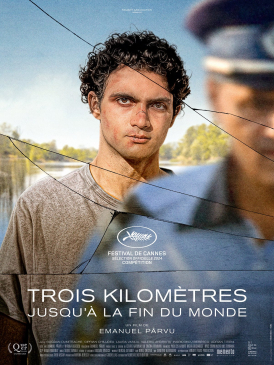 Affiche du film Trois kilomètres jusqu'à la fin du monde au cinéma Paradiso de St MArtin en Haut