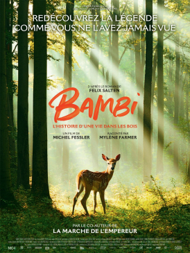 Affiche du film Bambi, Lâhistoire dâune vie dans les bois