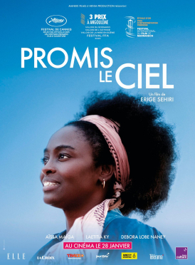 Affiche du film Promis le ciel au cinéma Paradiso de St MArtin en Haut