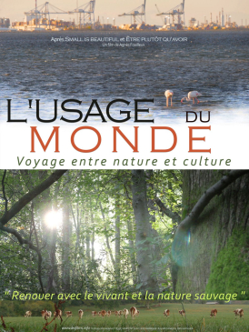 Affiche du film L'Usage du monde, voyage entre nature et culture au cinéma Paradiso de St MArtin en Haut