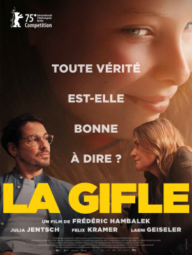 Affiche du film  La Gifle au cinéma Paradiso de St MArtin en Haut