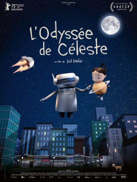 Affiche du film L'Odyssée de Céleste au cinéma Paradiso de St MArtin en Haut