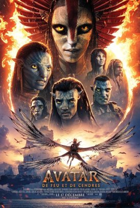 Affiche du film Avatar : de feu et de cendres au cinéma Paradiso de St MArtin en Haut