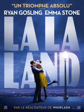 Affiche du film La La Land au cinéma Paradiso de St MArtin en Haut