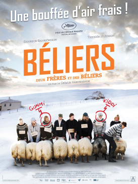 Affiche du film Béliers au cinéma Paradiso de St MArtin en Haut