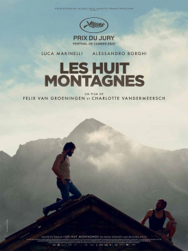 Affiche du film Les Huit Montagnes au cinéma Paradiso de St MArtin en Haut