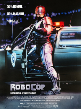 Affiche du film Robocop au cinéma Paradiso de St MArtin en Haut