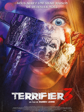 Affiche du film Terrifier 3 au cinéma Paradiso de St MArtin en Haut