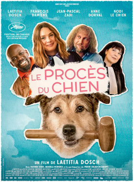 Affiche du film Le Procès du chien au cinéma Paradiso de St MArtin en Haut