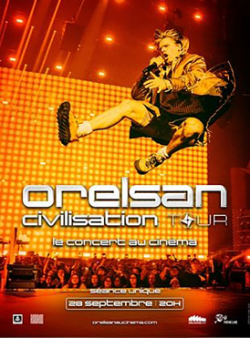 Affiche du film Orelsan Civilisation Tour au cinÃ©ma