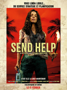 Affiche du film Send Help au cinéma Paradiso de St MArtin en Haut