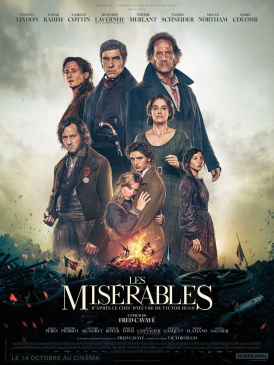 Affiche du film Les Misérables au cinéma Paradiso de St MArtin en Haut