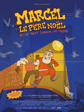 Affiche du film Marcel le PÃ¨re NoÃ«l et le petit livreur de pizzas