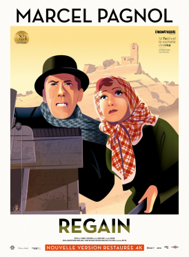 Affiche du film Regain au cinéma Paradiso de St MArtin en Haut