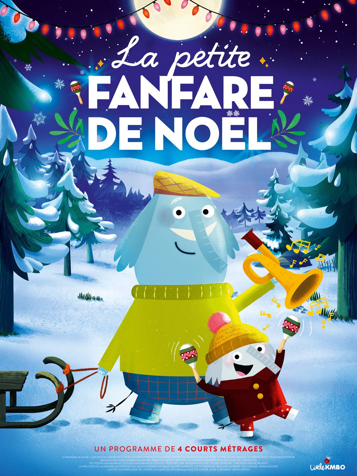 Affiche du film La Petite fanfare de Noël