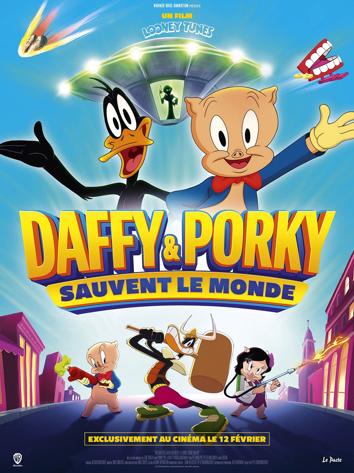 Affiche du film Looney Tunes : Daffy et Porky sauvent le monde