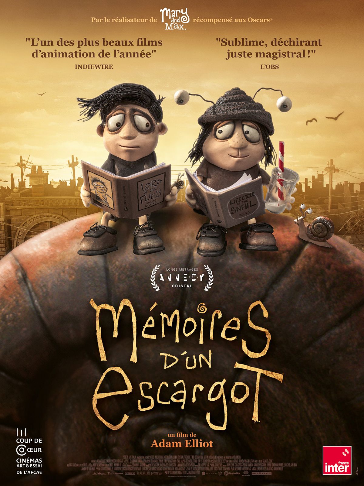 Affiche du film Mémoires d’un escargot