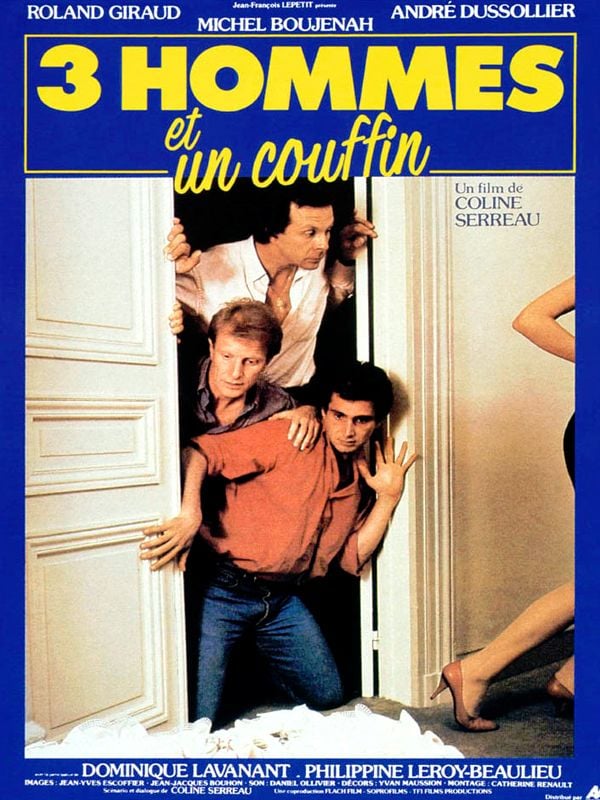 Affiche du film Trois hommes et un couffin