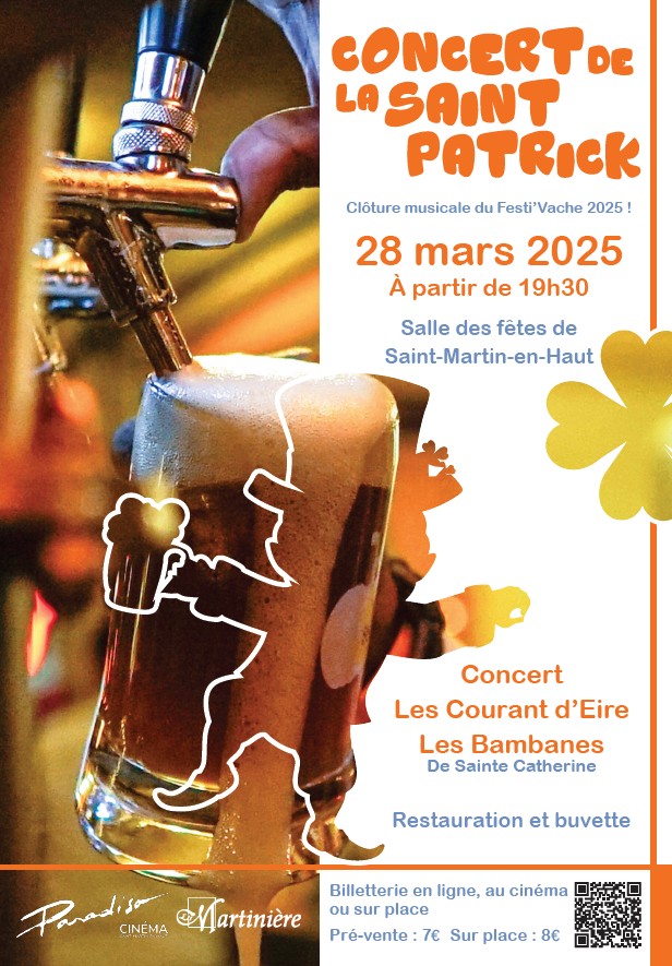 Affiche du film ST PATRICK - CONCERT CLOTURE FESTI VACHE 2025