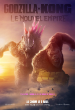 Affiche du film Godzilla x Kong : Le Nouvel Empire au cinéma Paradiso de St MArtin en Haut